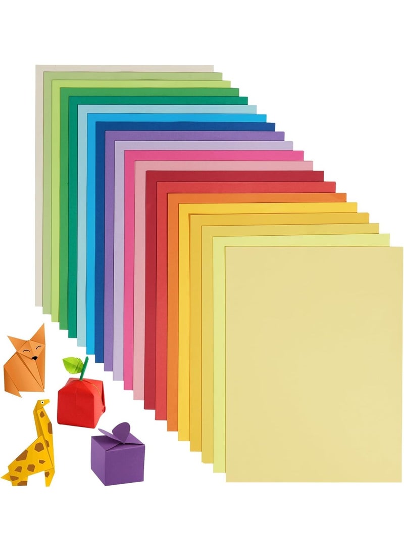 YelaJoy A4 Coloured Origami Paper 180 Sheets, 20 Bright Colors Folding Paper 80gsm Double-Sided Colorful DIY School Arts Crafts Projects Kids Adults - Image 1